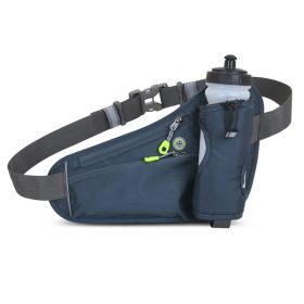 Outdoor Sports Mountaineering Water Bottle Waist Bag (Color: Dark Gray, Type: Waist Bag)